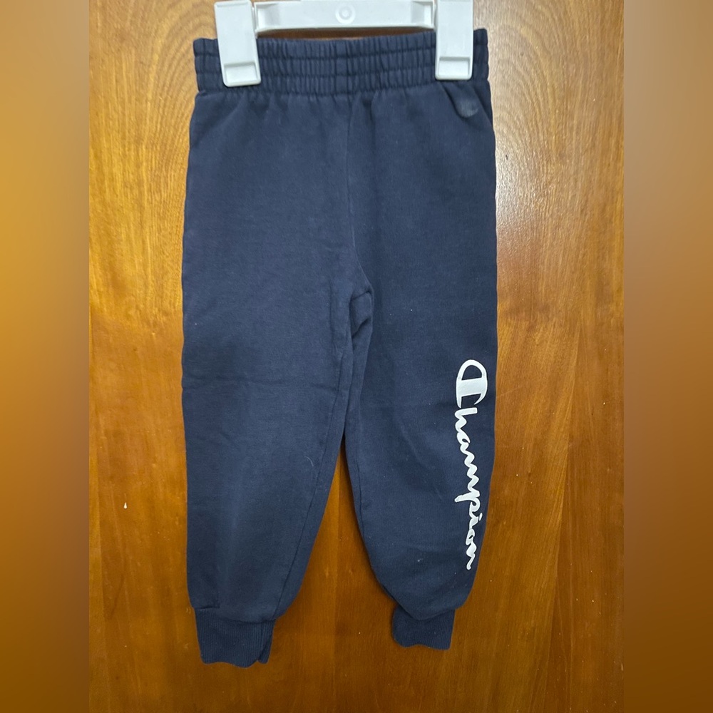 Champion Kids' Dark Blue Sweatpants with Logo and Batman yellow Sweatpants